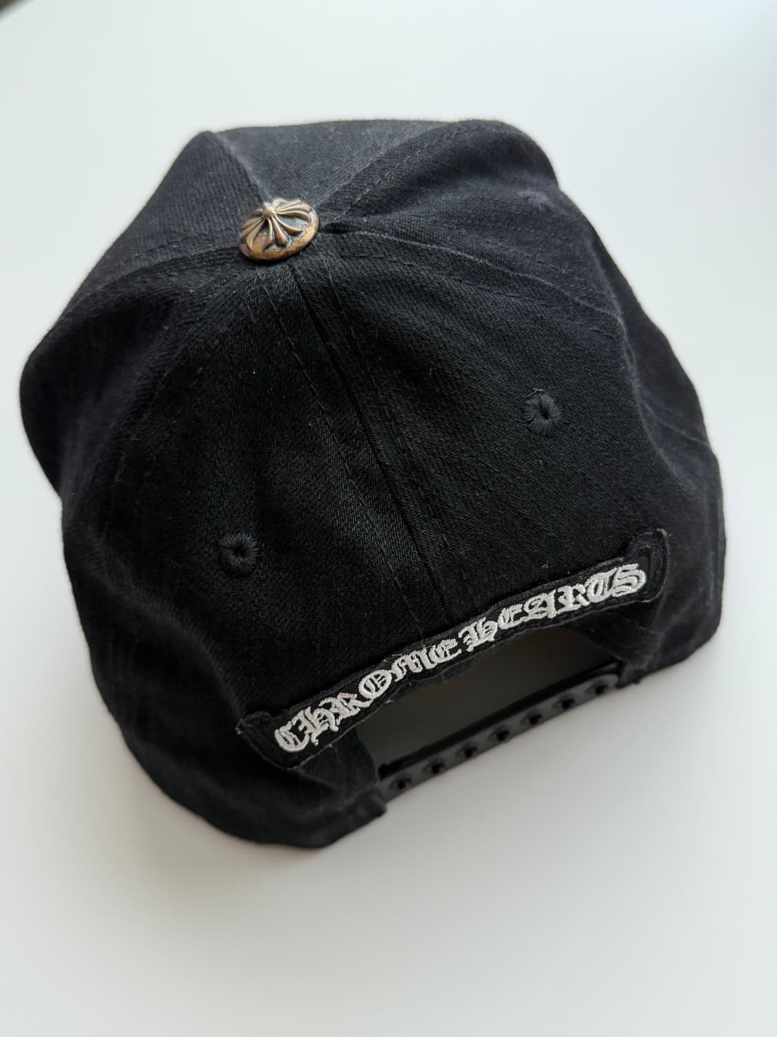 크롬하츠 대거 로고 볼캡 블랙 상품이미지3