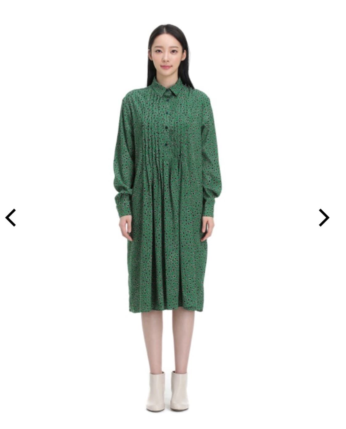 커밍스텝 그린 레오파드 원피스 에 상품이미지1