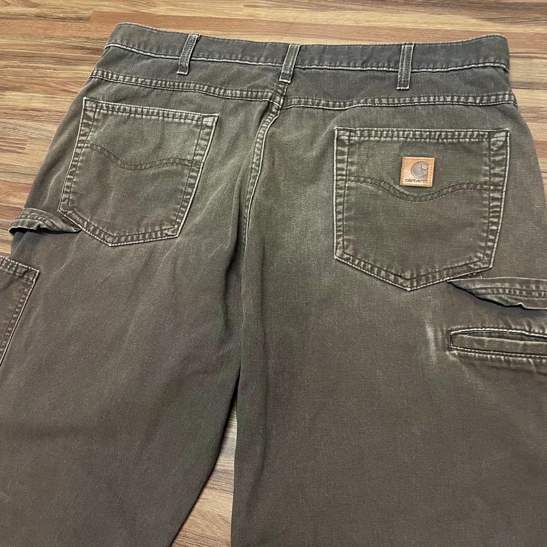 칼하트 싱글니 카펜터 디스 워크팬츠 다크브라운 dkb 38 상품이미지4