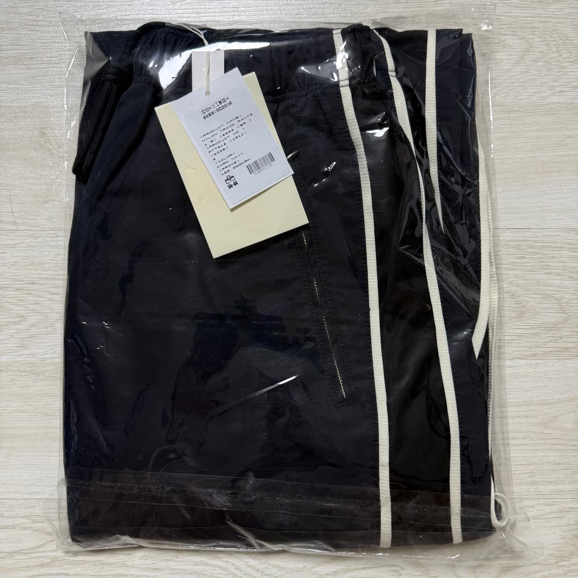 폴리테루 1011 나일론 트랙 팬츠 1.2v 다크 네이비 상품이미지2