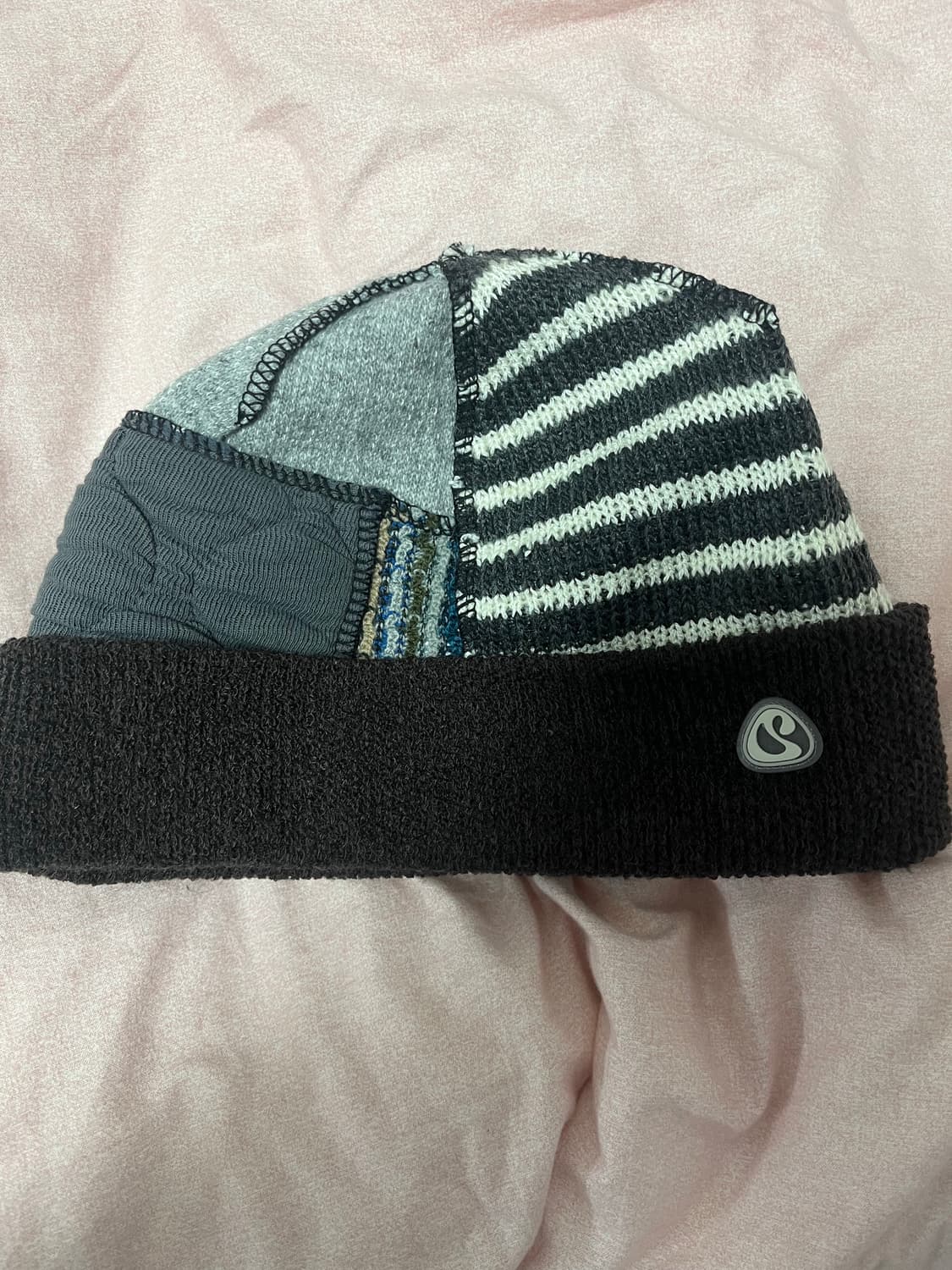 코이세이오 패치워크비니 브라운 상품이미지2