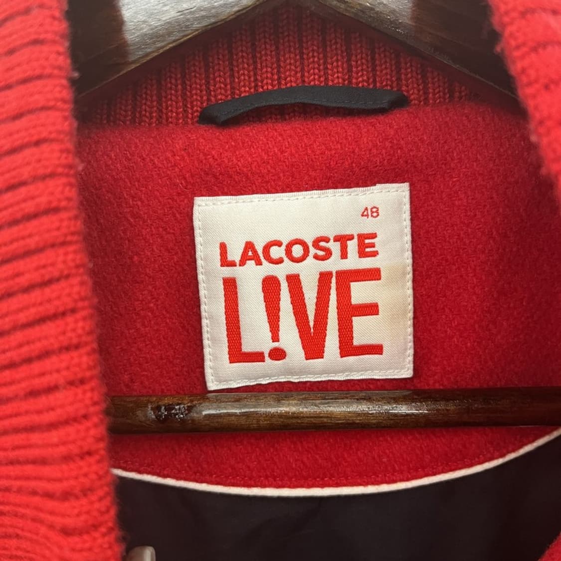 라코스테 올드스쿨 레트로 00's 울 바시티 자켓 48 C10867 상품이미지5