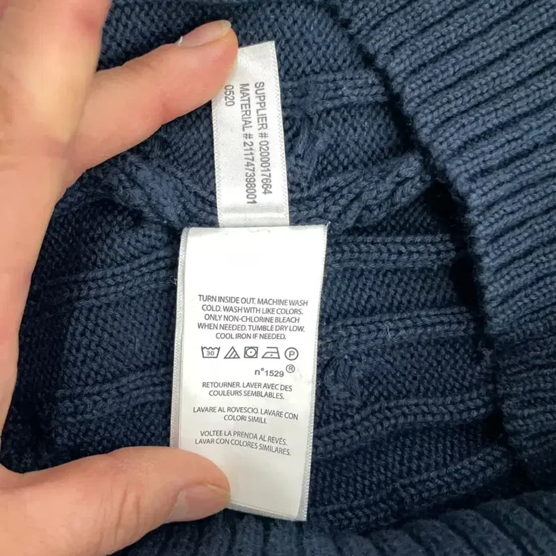 [정품] 폴로 랄프로렌 여성 슬림핏 케이블 니트 브이넥 S 상품이미지7