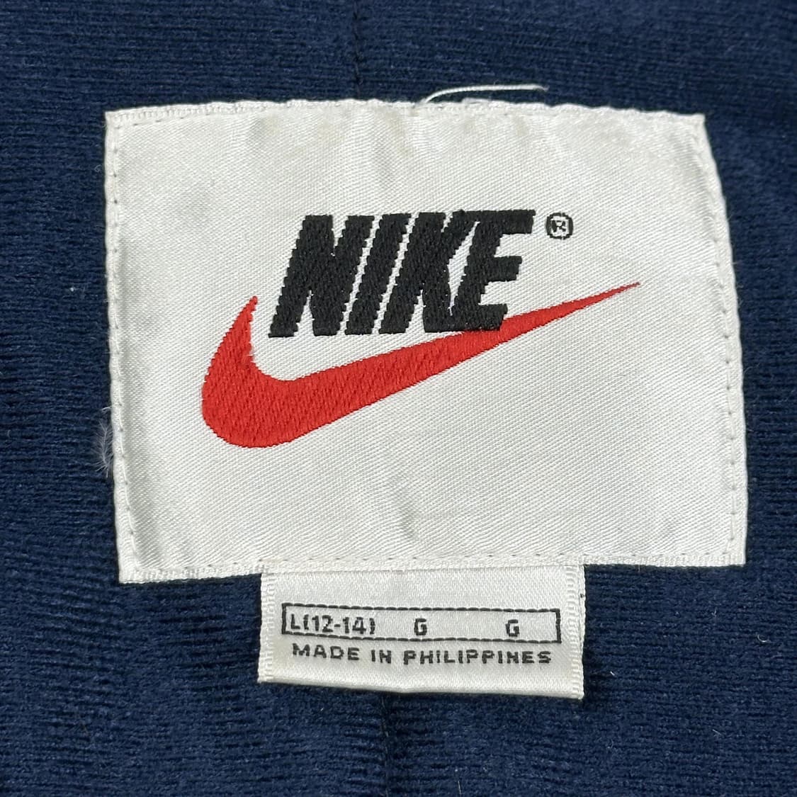 나이키 올드스쿨 보이즈 빅스우시 네이비 점퍼 자켓 (실측 M) 상품이미지10