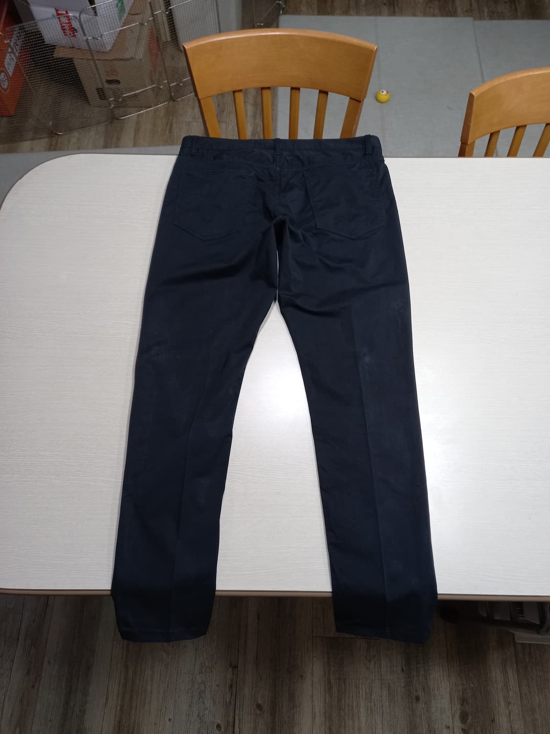 34 Theory 봄여름용 스판 슬림일자 치노 블랙 34-554 상품이미지2