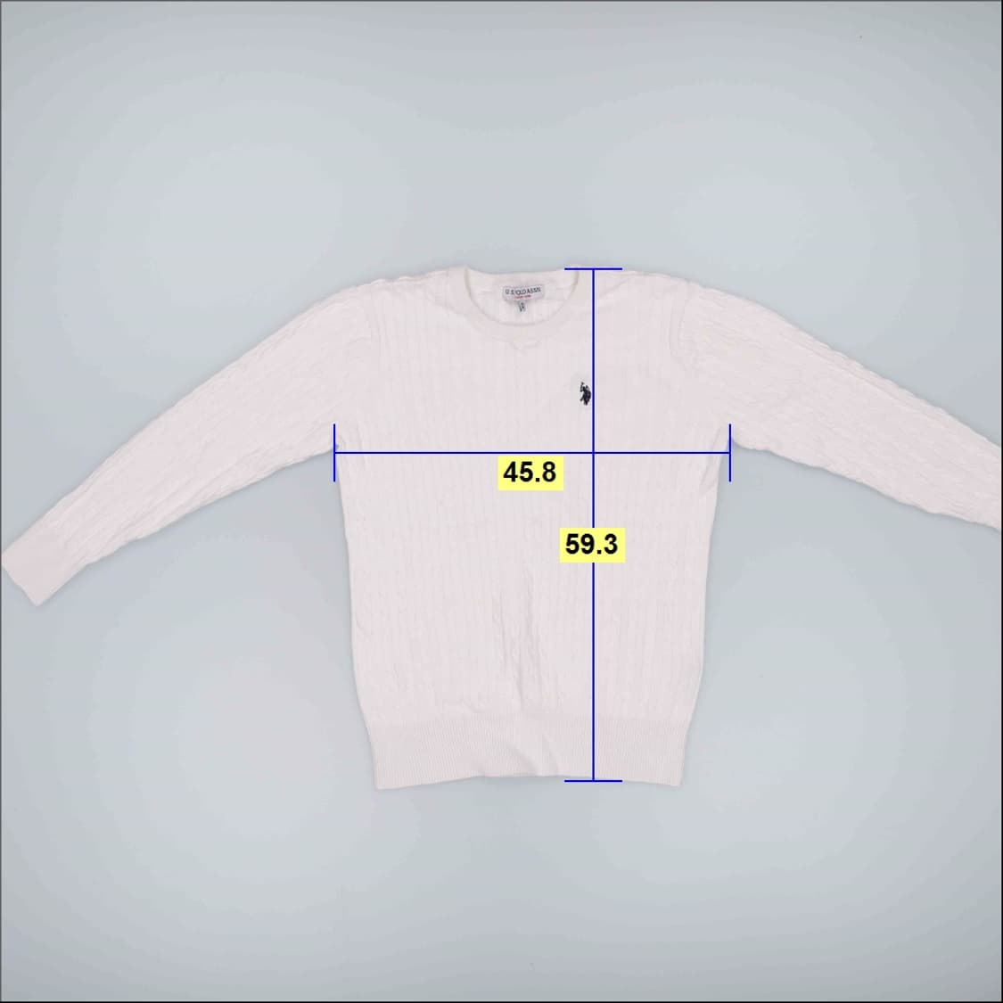 95 신형 US폴로 여성 케이블니트 0123H1 상품이미지6