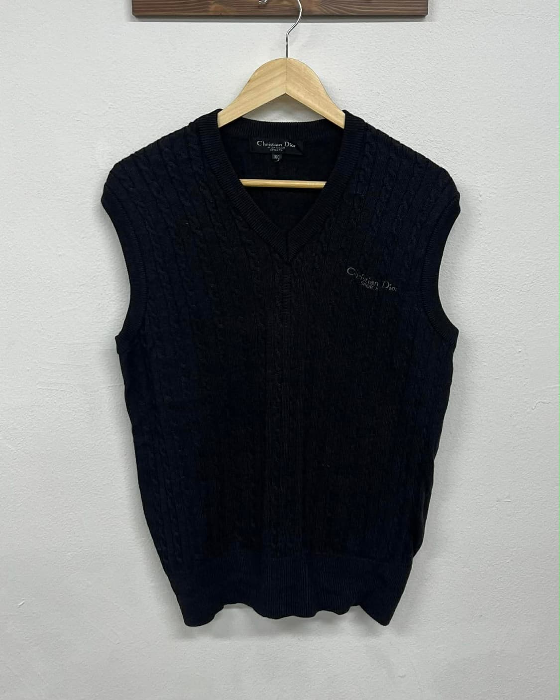 크리스찬 디올 무슈 스포츠 케이블 니트 베스트 상품이미지1