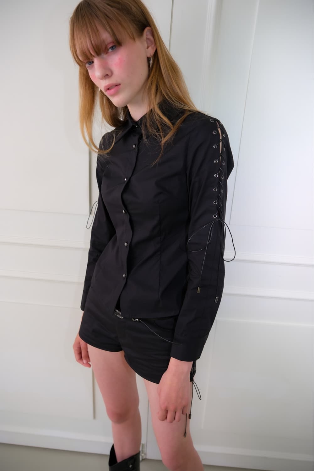 LOSESLEEPOVER Corset silver tip Blouse  상품이미지2