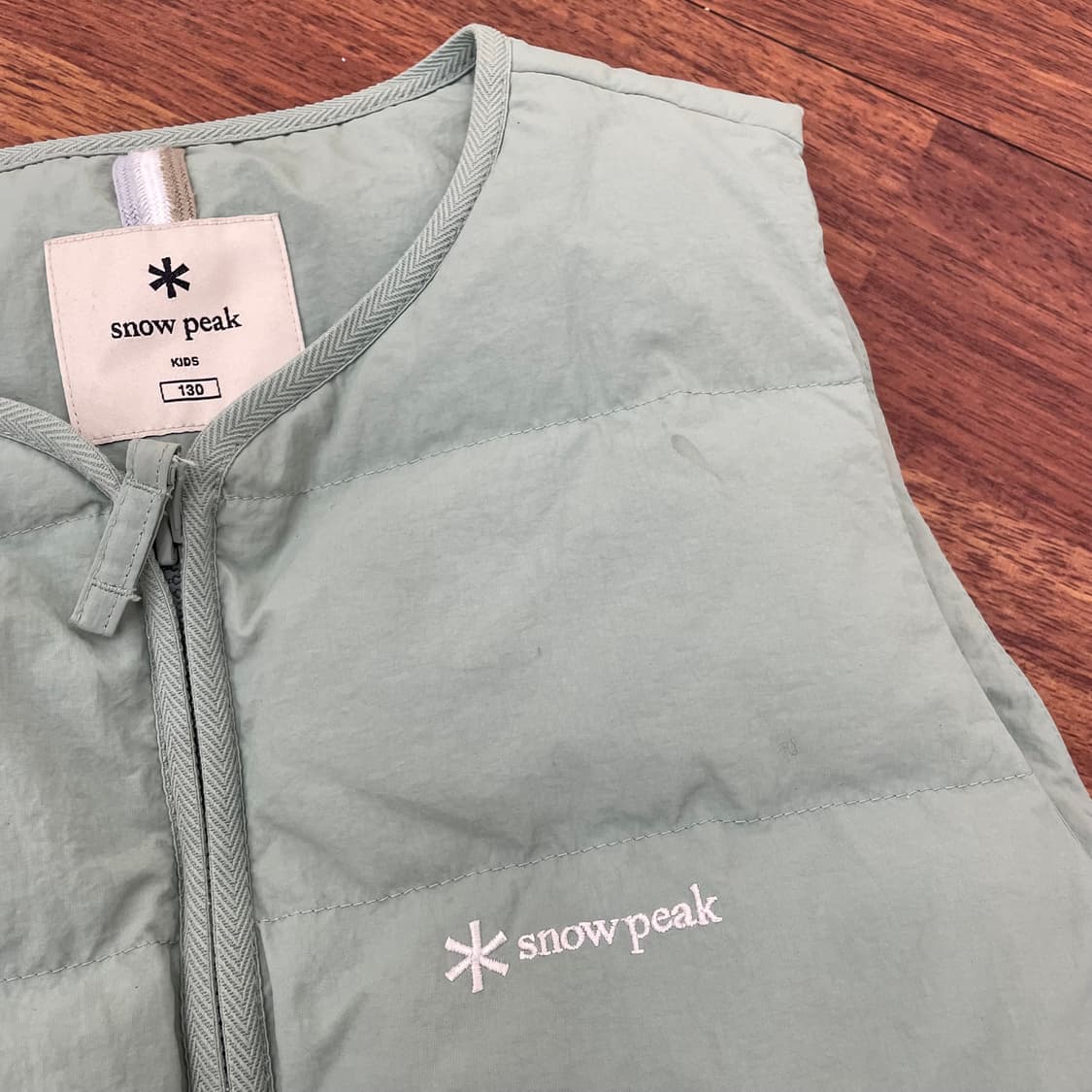 스노우피크 키즈 경량 다운 베스트 상품이미지3
