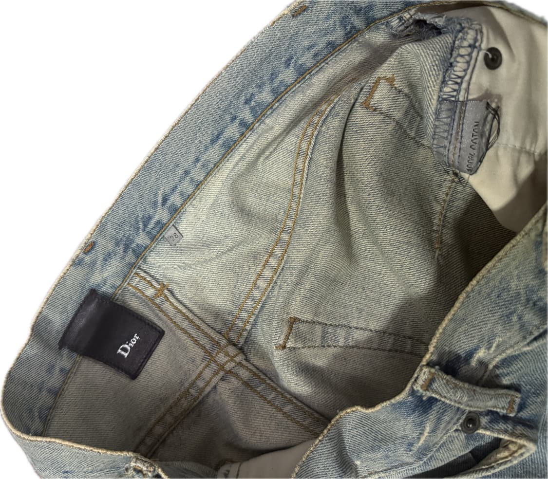 SS06 디올옴므 에디슬리먼 크래쉬 데님 상품이미지4