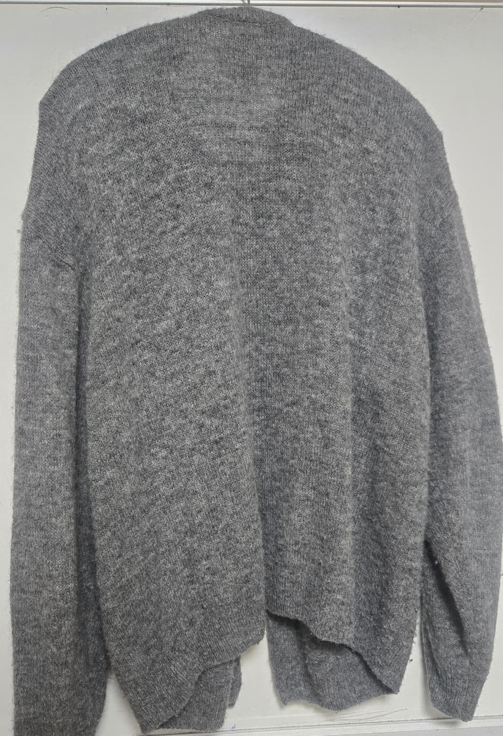 STU 라운드넥 가디건 라이트 그레이 (grey) L 상품이미지4