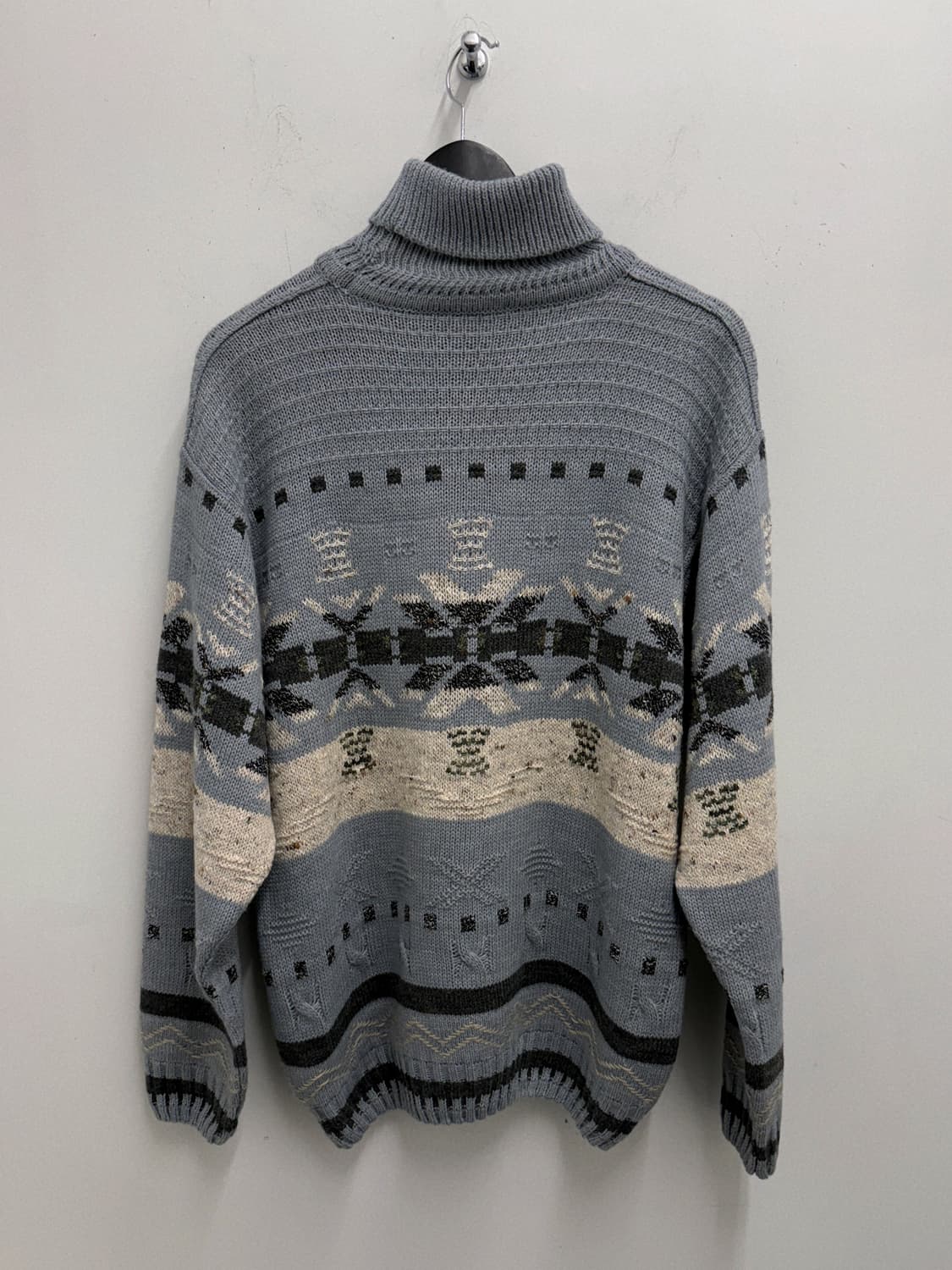 노르딕 목폴라 니트 상품이미지2