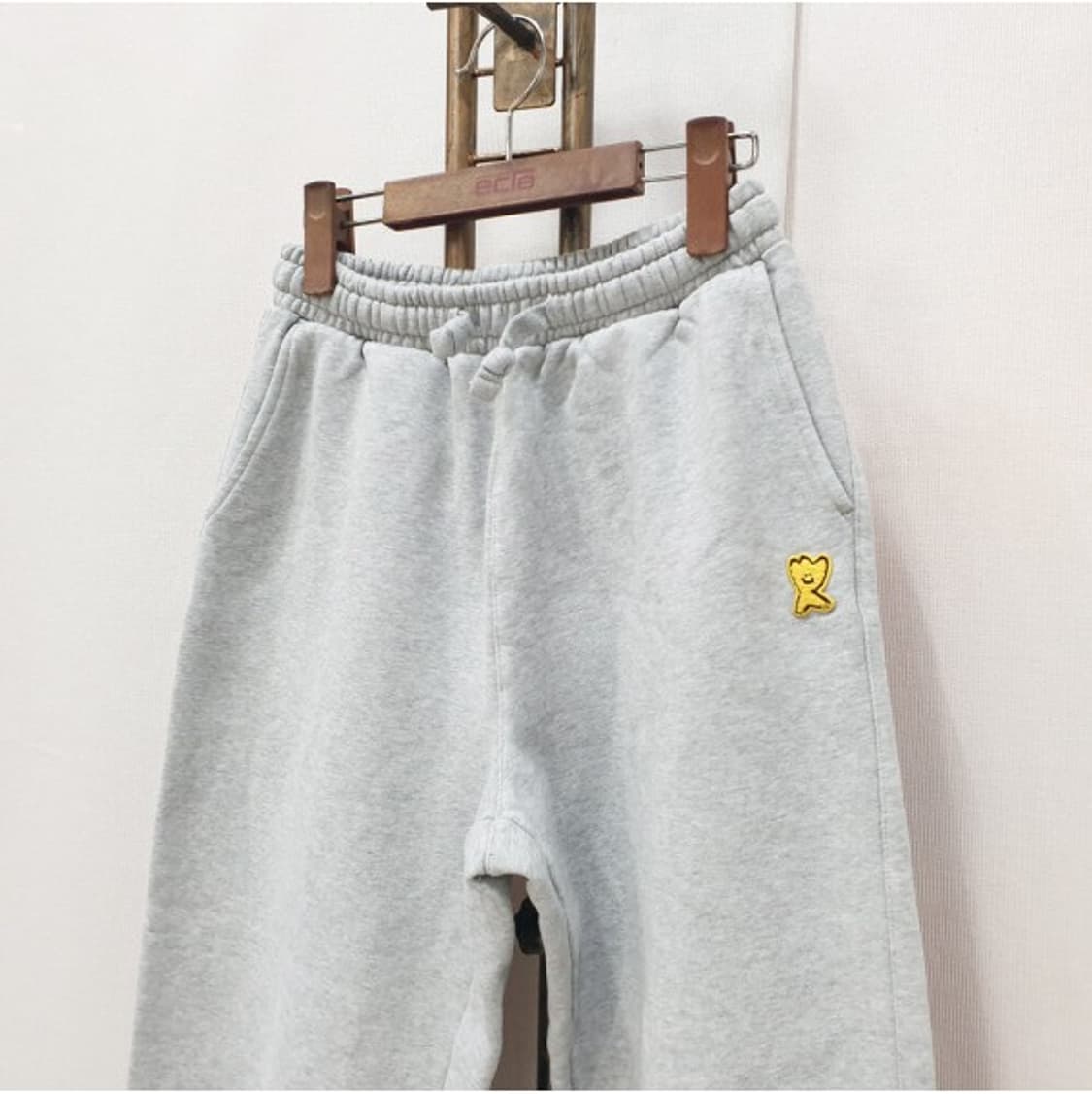 와키윌리 기모 스웨트 세미와이드 팬츠 90(S) 상품이미지2