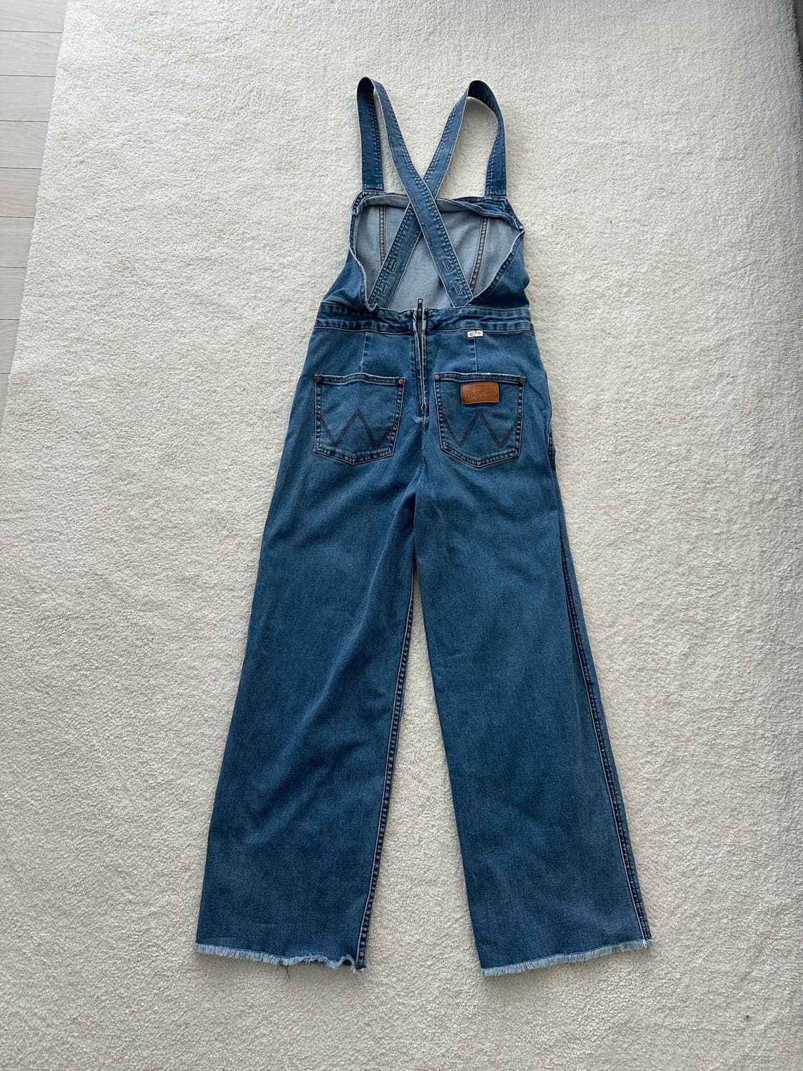 랭글러 데님 멜빵바지 26사이즈 상품이미지2