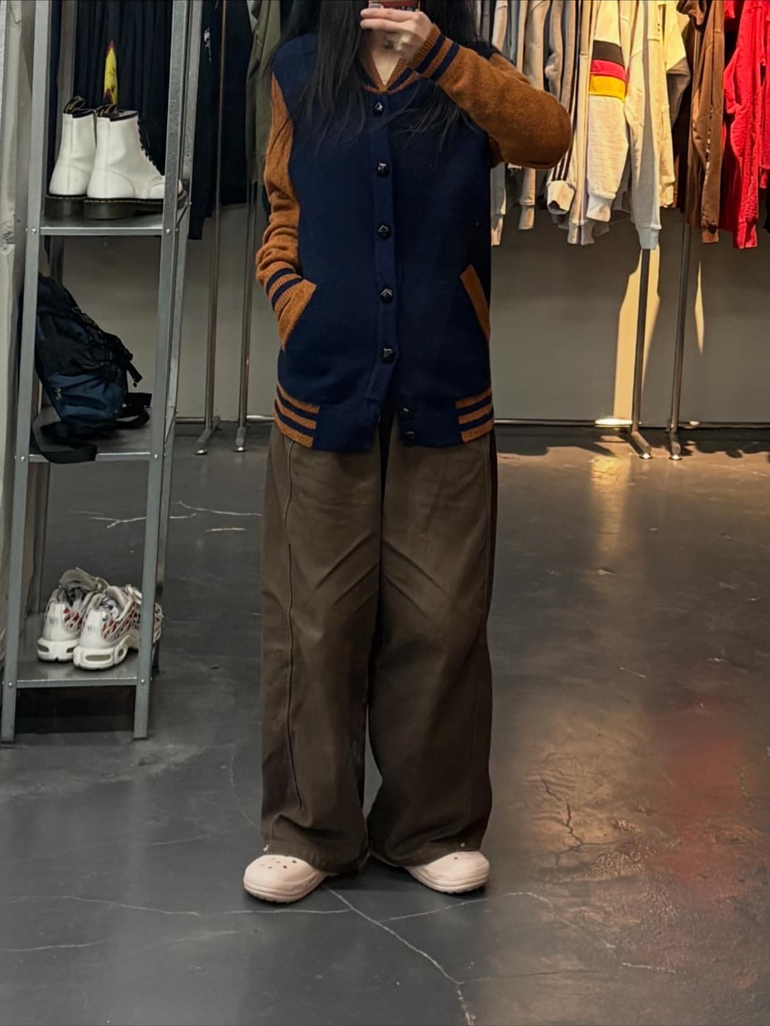 타미힐피거 니트 바시티 자켓 A3071 상품이미지1