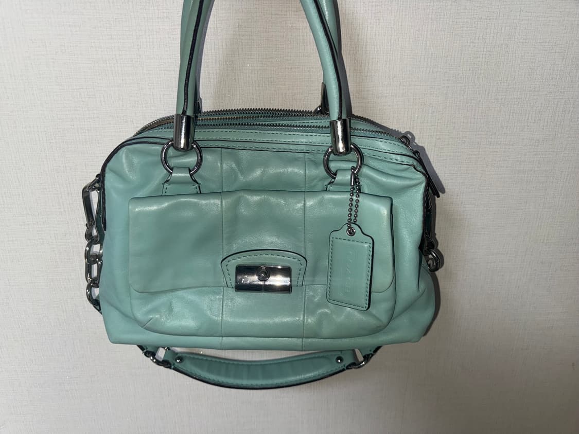 코치 민트 숄더 토트백 상품이미지1