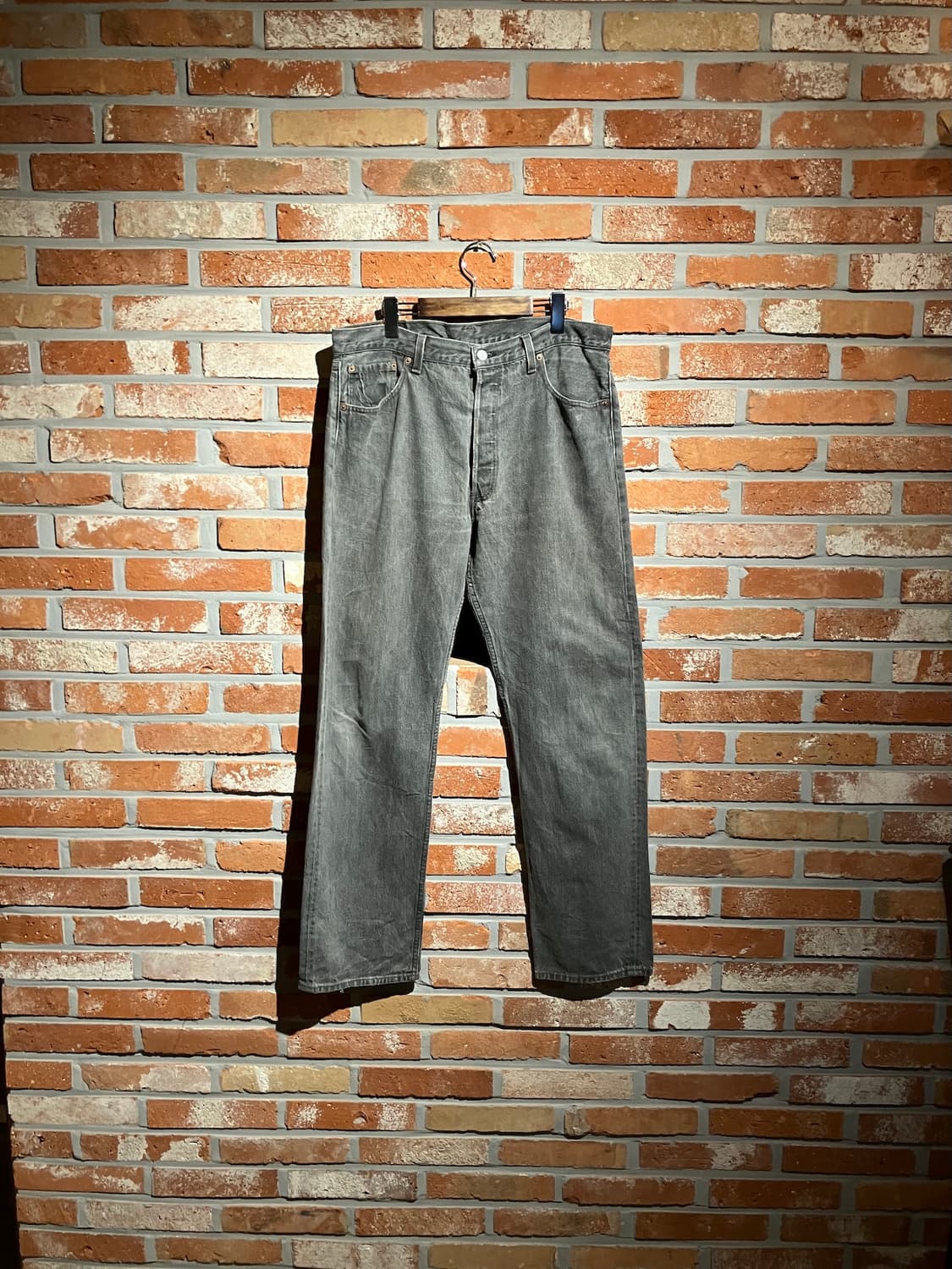 90s USA 빈티지 리바이스 501 블랙 데님 팬츠 상품이미지1