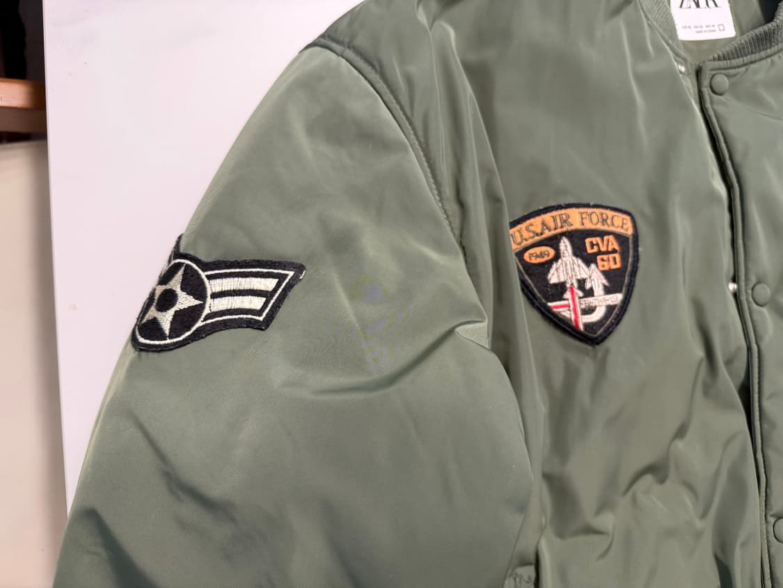 자라 항공 점퍼 XL(105-110) 정품 상품이미지3