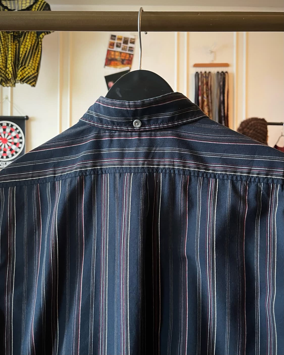 90-00s KANSAI YAMAMOTO 1/2 Stripe Shirt 상품이미지8