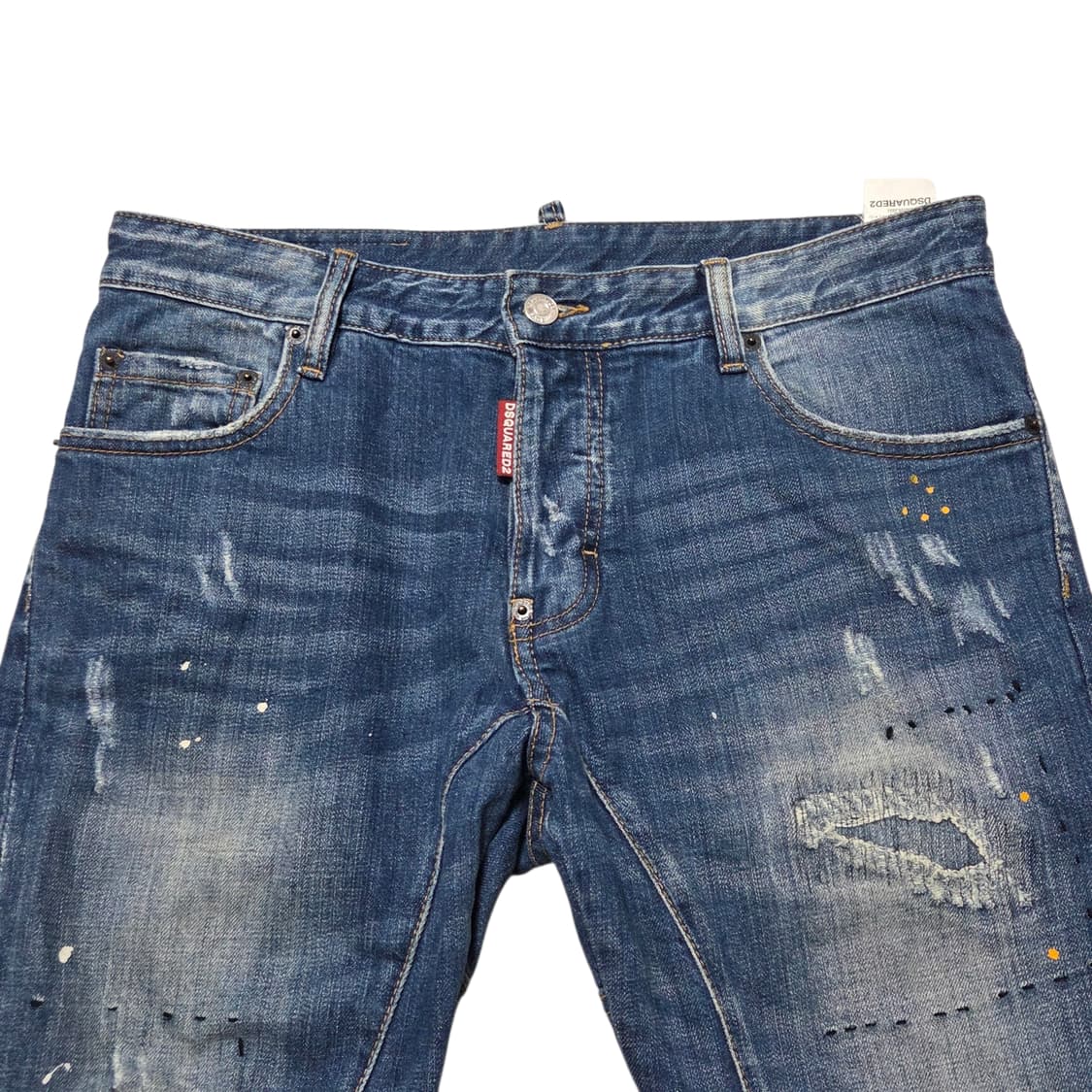 Dsquared2 디스퀘어드2 48 타이디 데미지 페인팅 바이커 진 상품이미지6