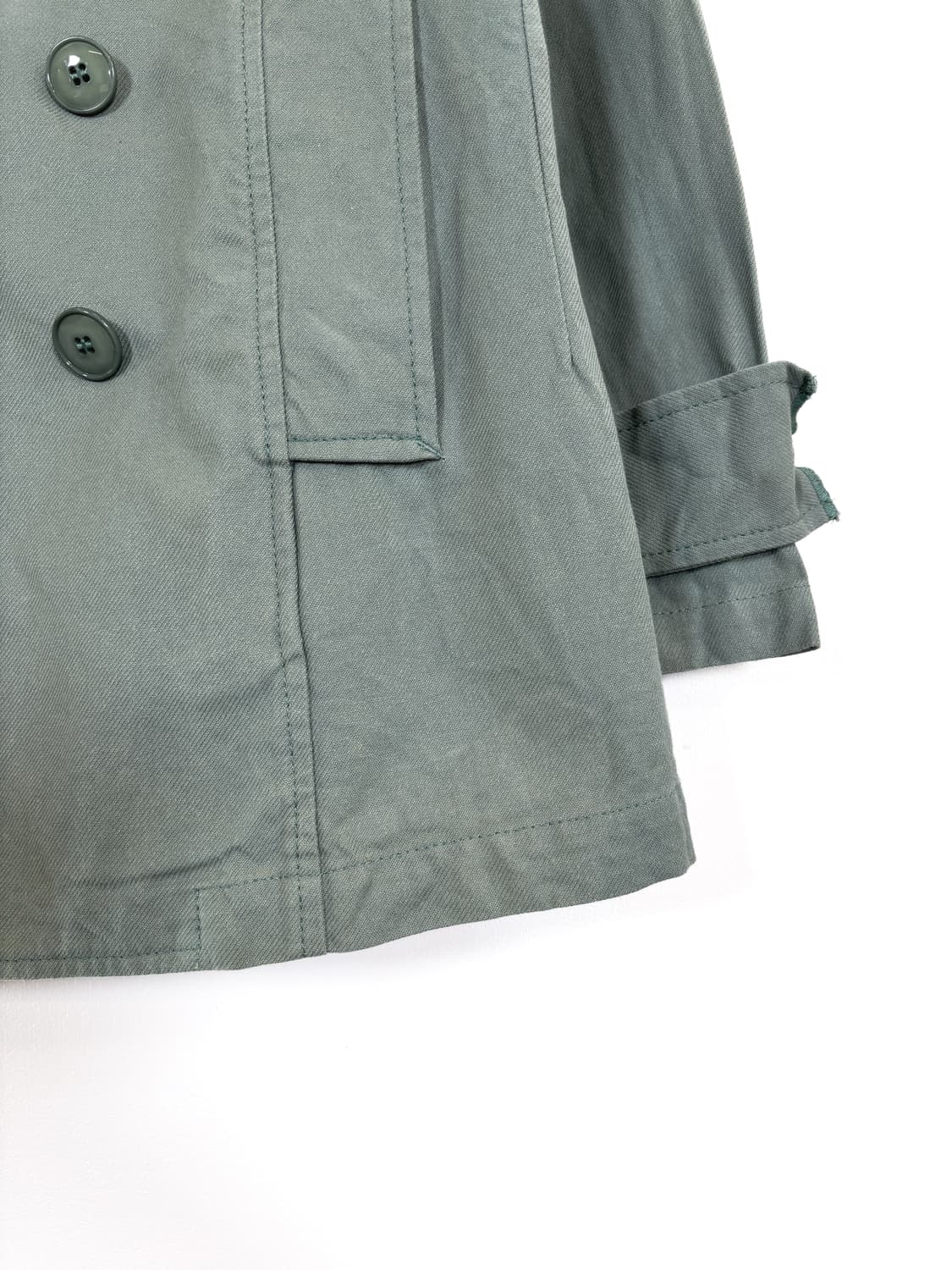 주카 코튼 더블 프렌치 자켓 상품이미지4