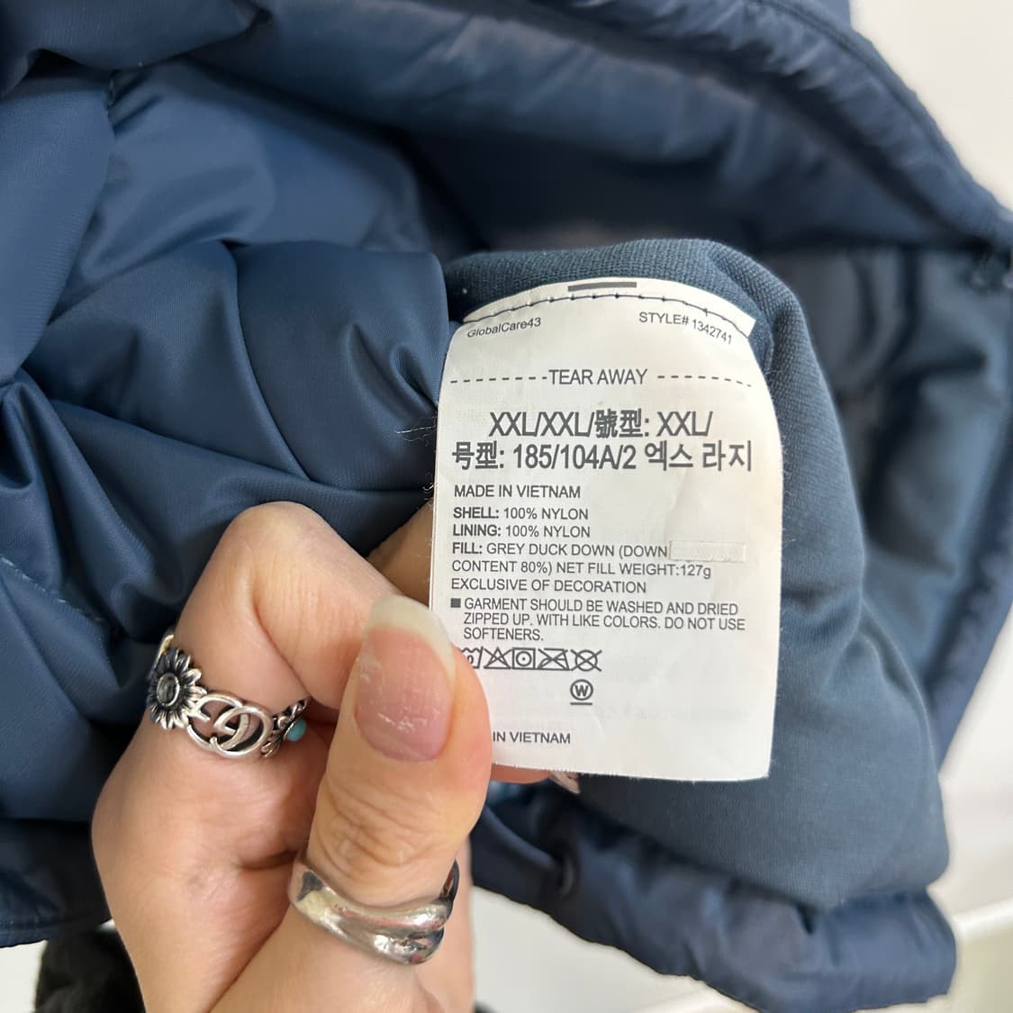 언더아머 남성 다운 베스트 패딩조끼 XXL 상태최상 상품이미지4