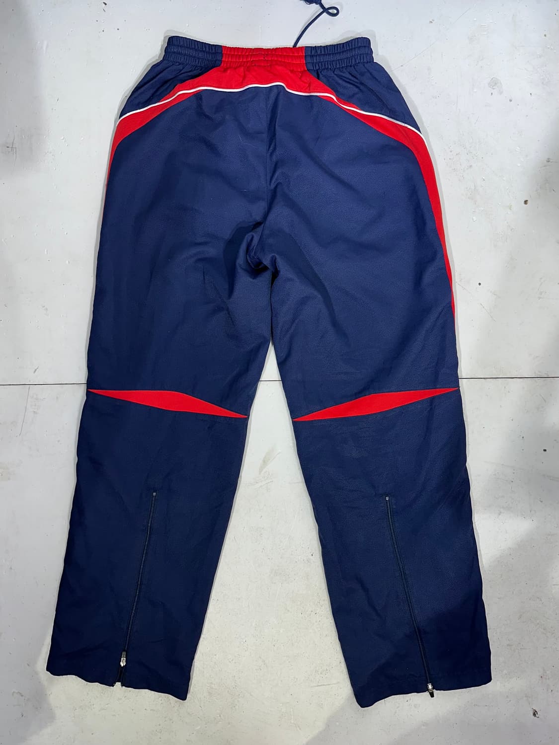 엄브로 네이비 와이드 사이드 라인 트랙 팬츠 M 상품이미지5