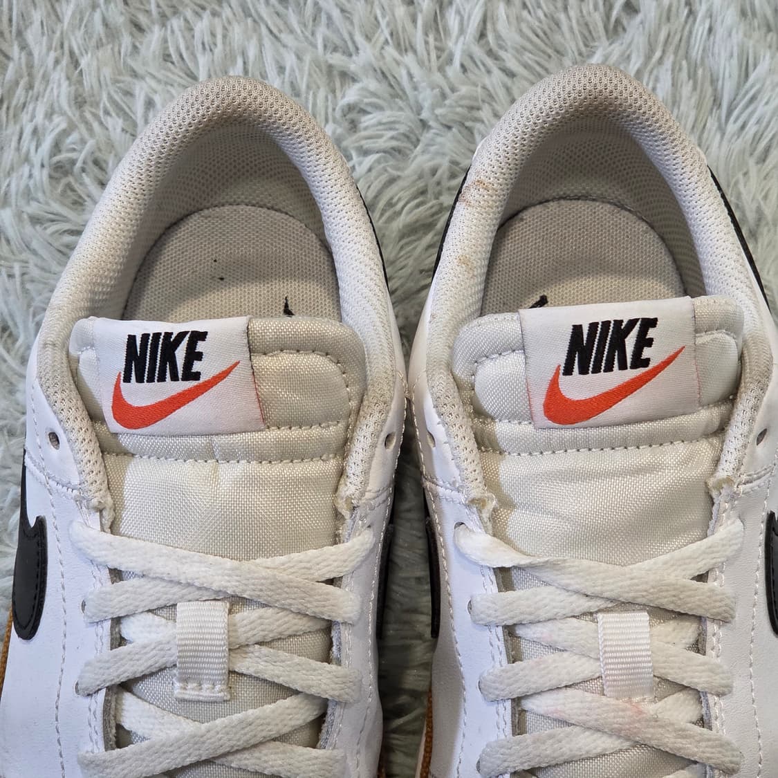 6a-9:나이키 코트 레거시 GS 화이트 블랙 23.5cm 상품이미지9