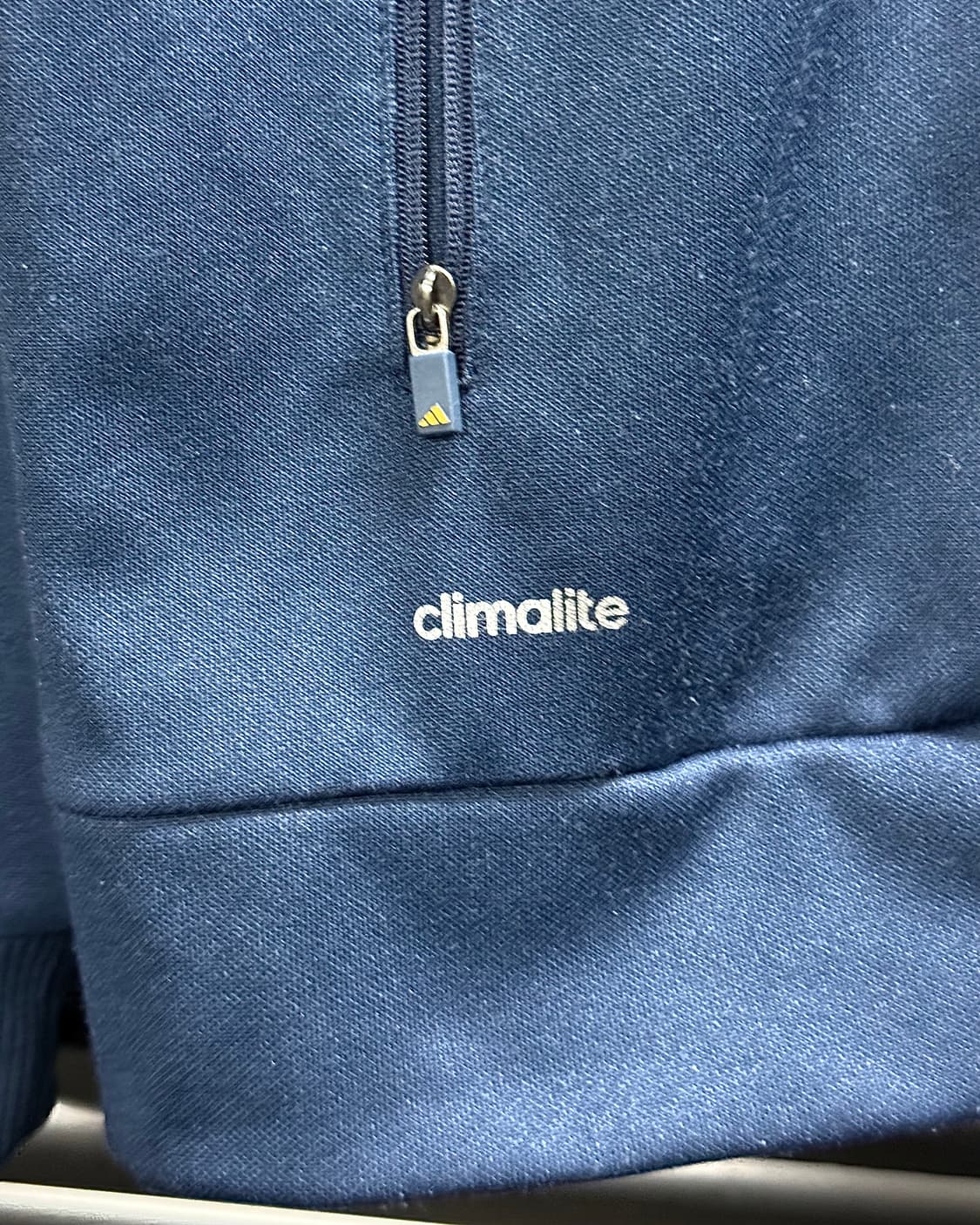 아디다스 올드스쿨 져지 저지 트랙탑 집업 네이비 남색 옐로우 105 XL 상품이미지4