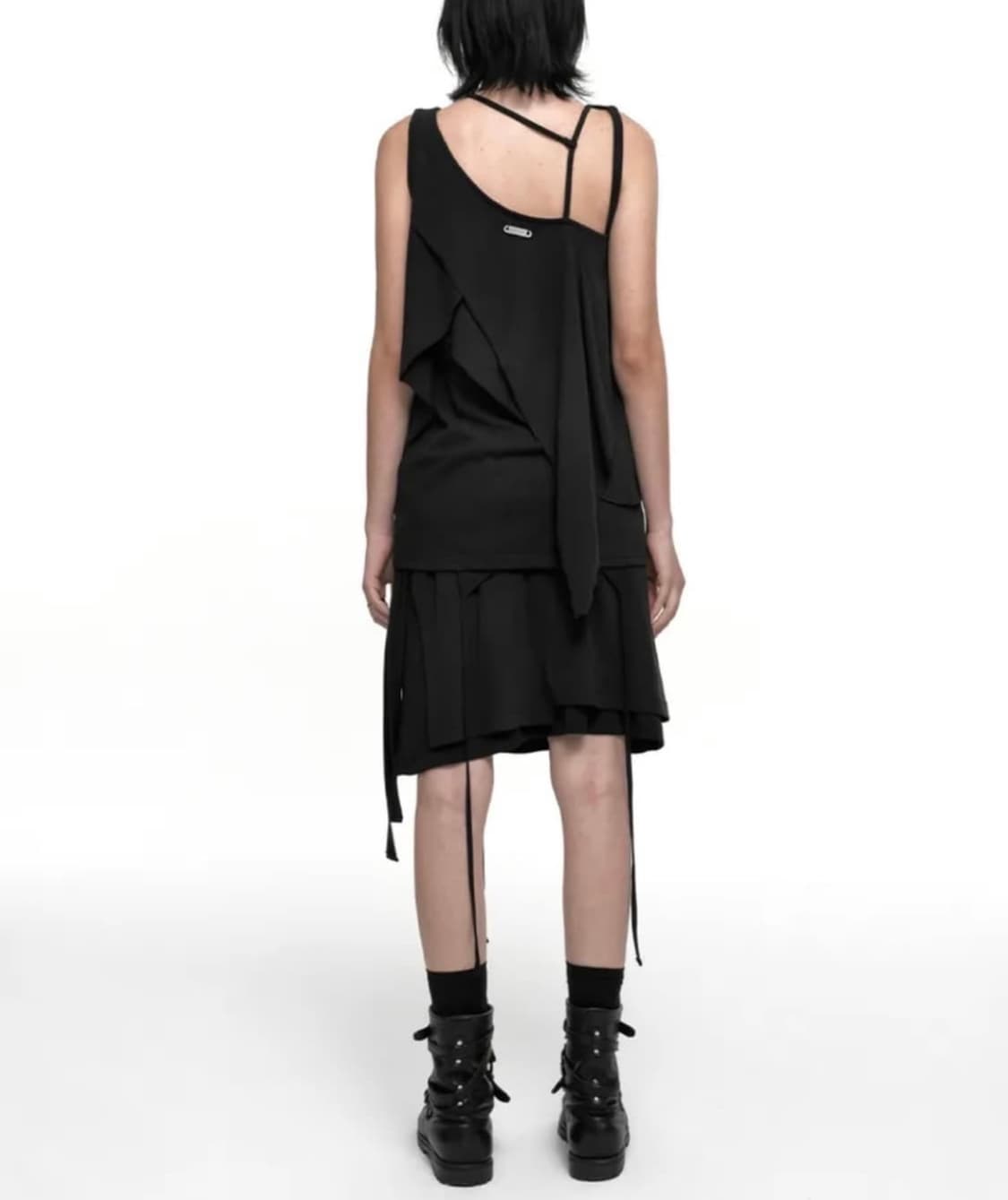 나체 nache SHIRRING LAYERED SLEEVELESS 상품이미지4
