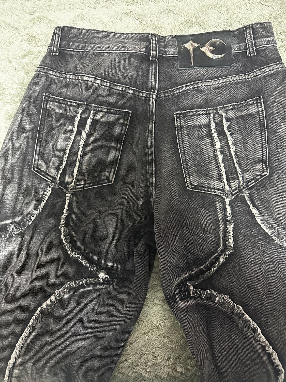 떠그클럽 트라이벌 데님팬츠 2사이즈 (M) 상품이미지2