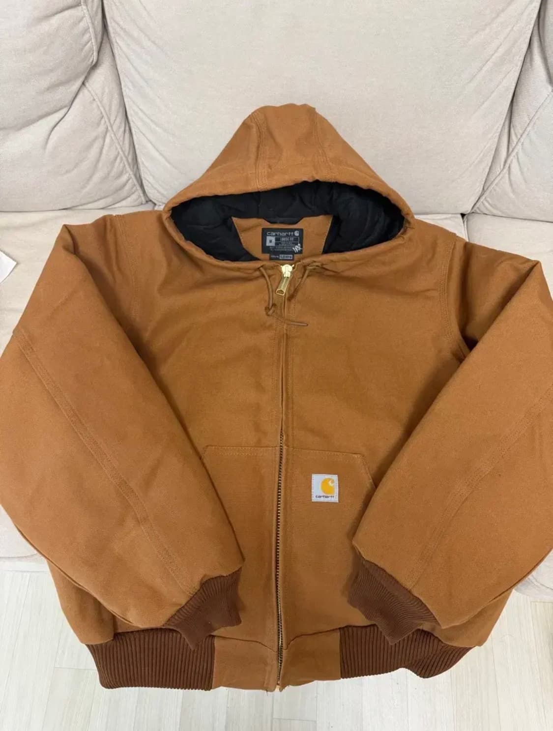 칼하트 j140 액티브 자켓 브라운 상품이미지1