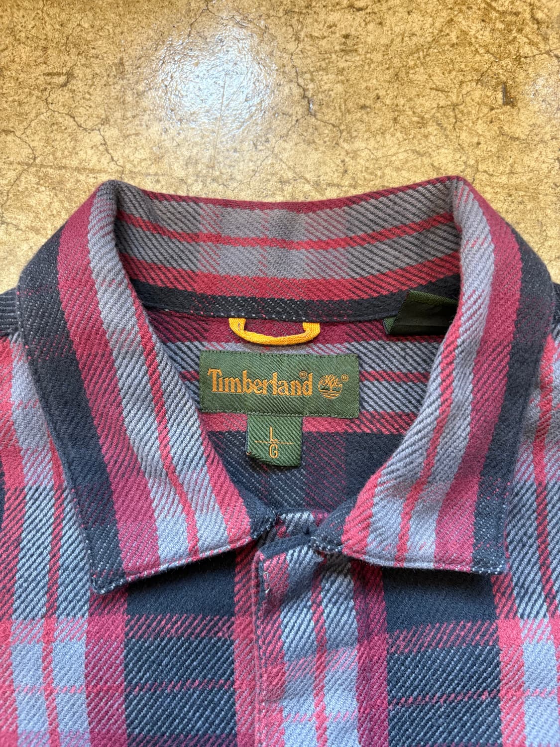 팀버랜드 체크 플란넬 셔츠 재킷 상품이미지5
