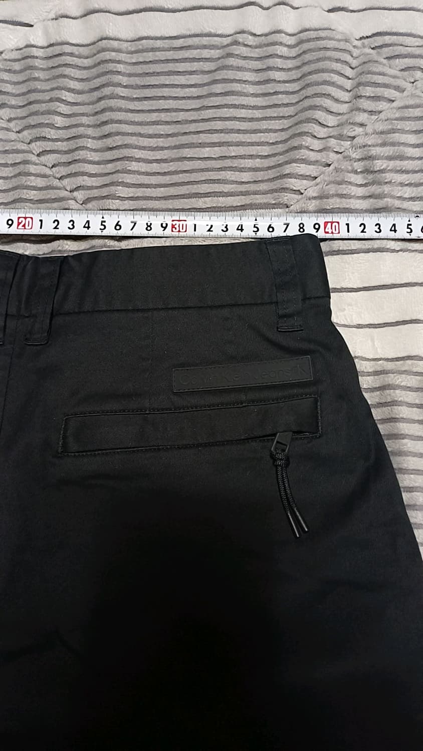 캘빈클라인 짧은블랙면바지 30인치 기장91 상품이미지8
