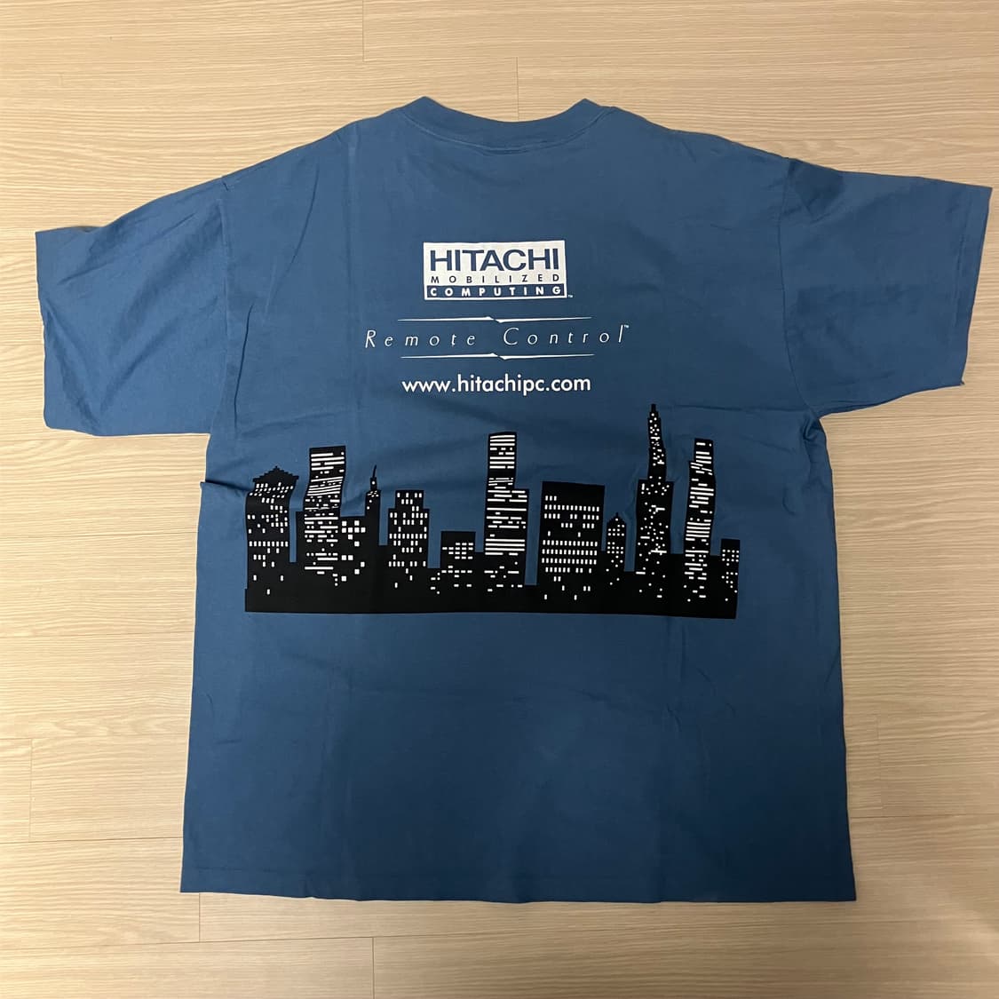빈티지 hitachi 프로모 티셔츠 상품이미지3