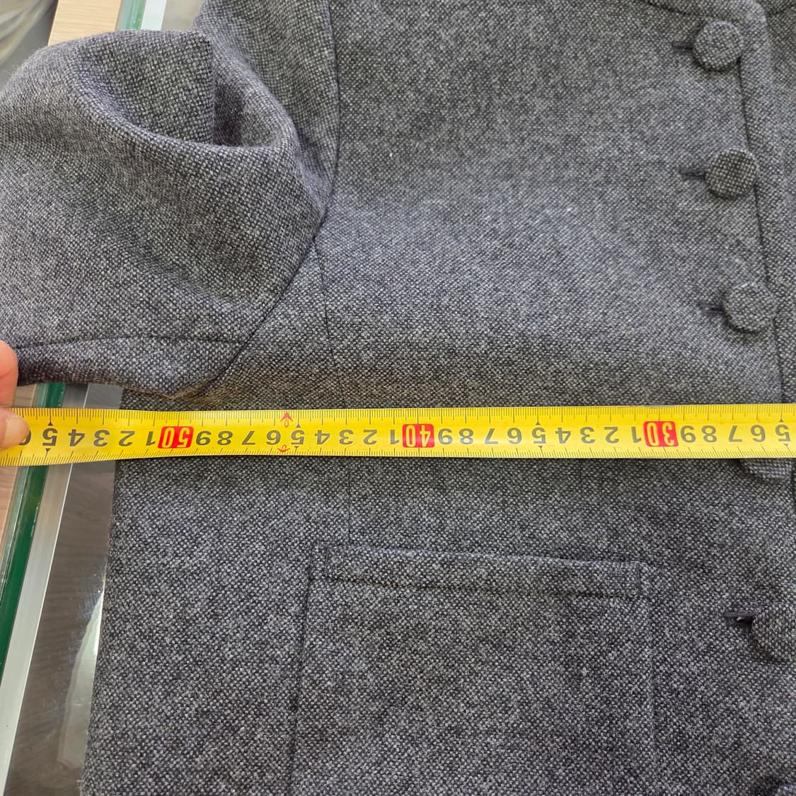 [ON&ON] 온앤온 25ss 울 혼방 노카라 버튼 자켓 여성 상품이미지9