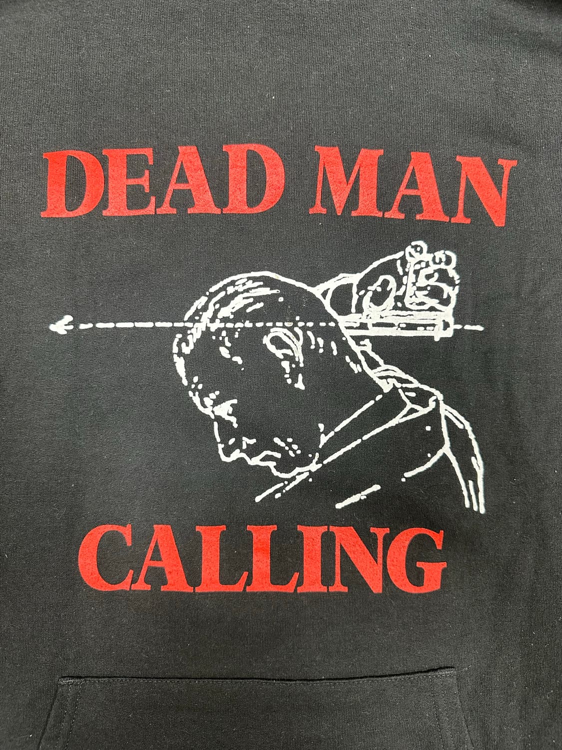 챔피온 데드맨 콜링 프린팅 후드 블랙 XL 상품이미지3