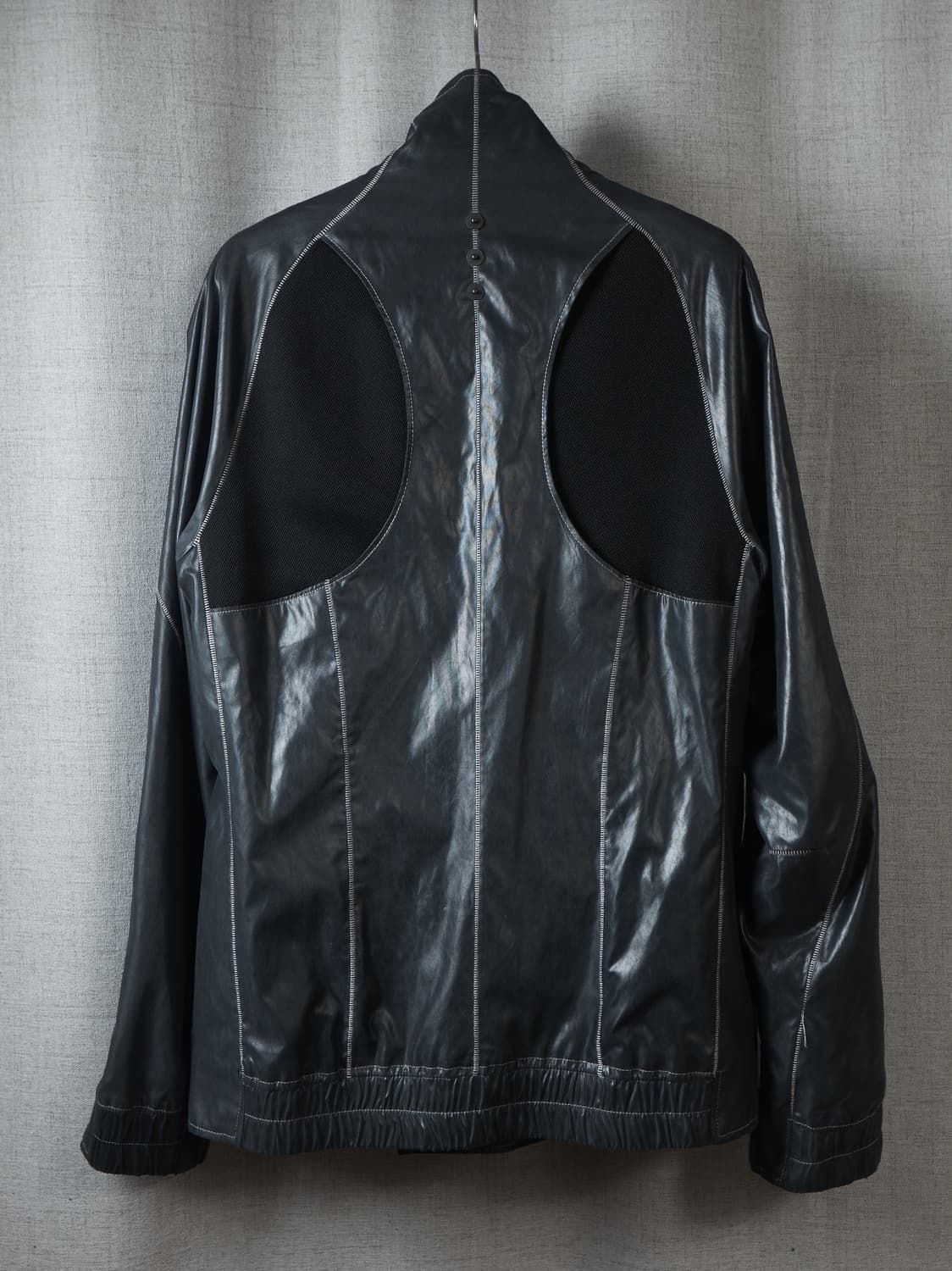 Carnet archive 오버로크 사선 자켓 상품이미지3