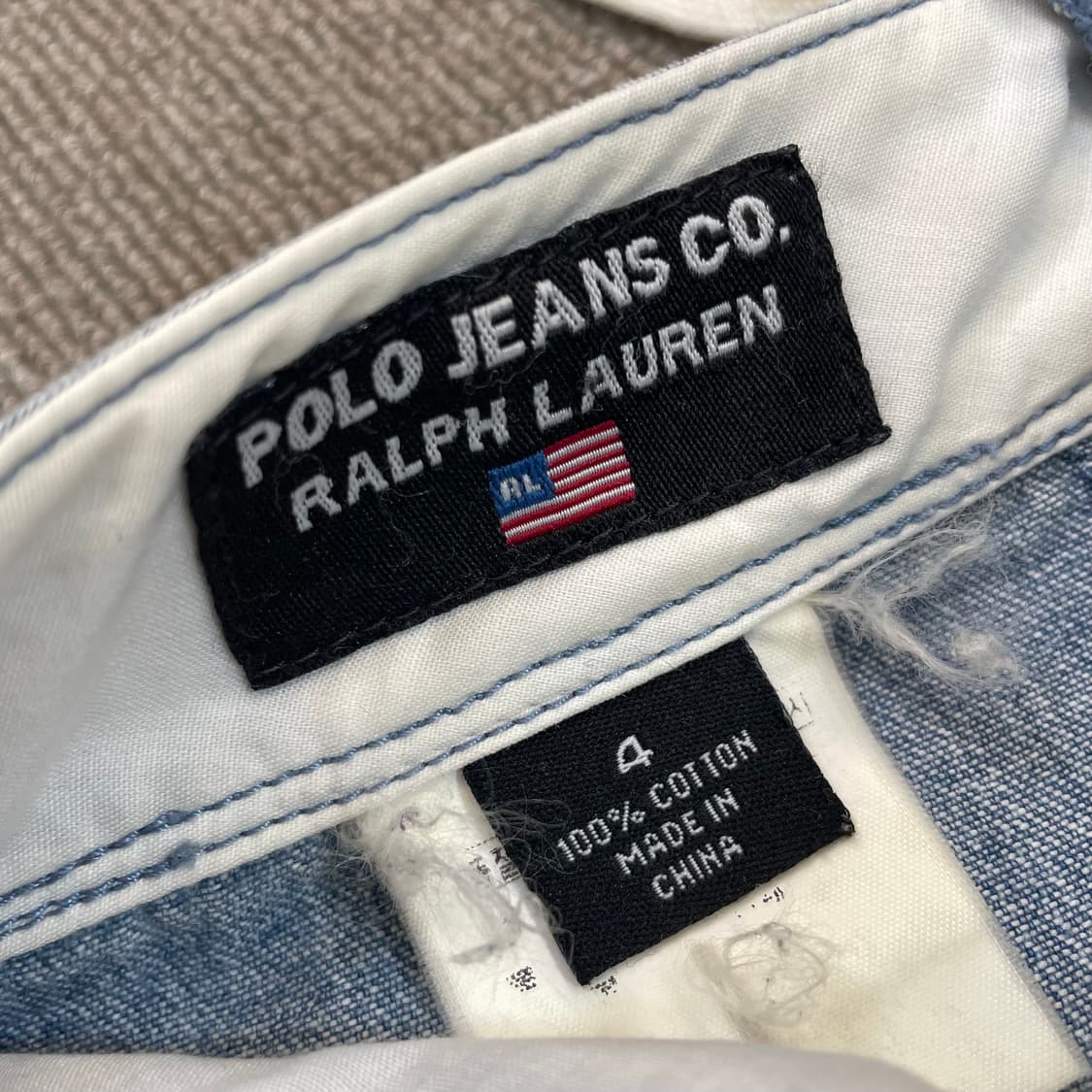 polo jeans 폴로진스 데님 롱스커트 4 상품이미지3