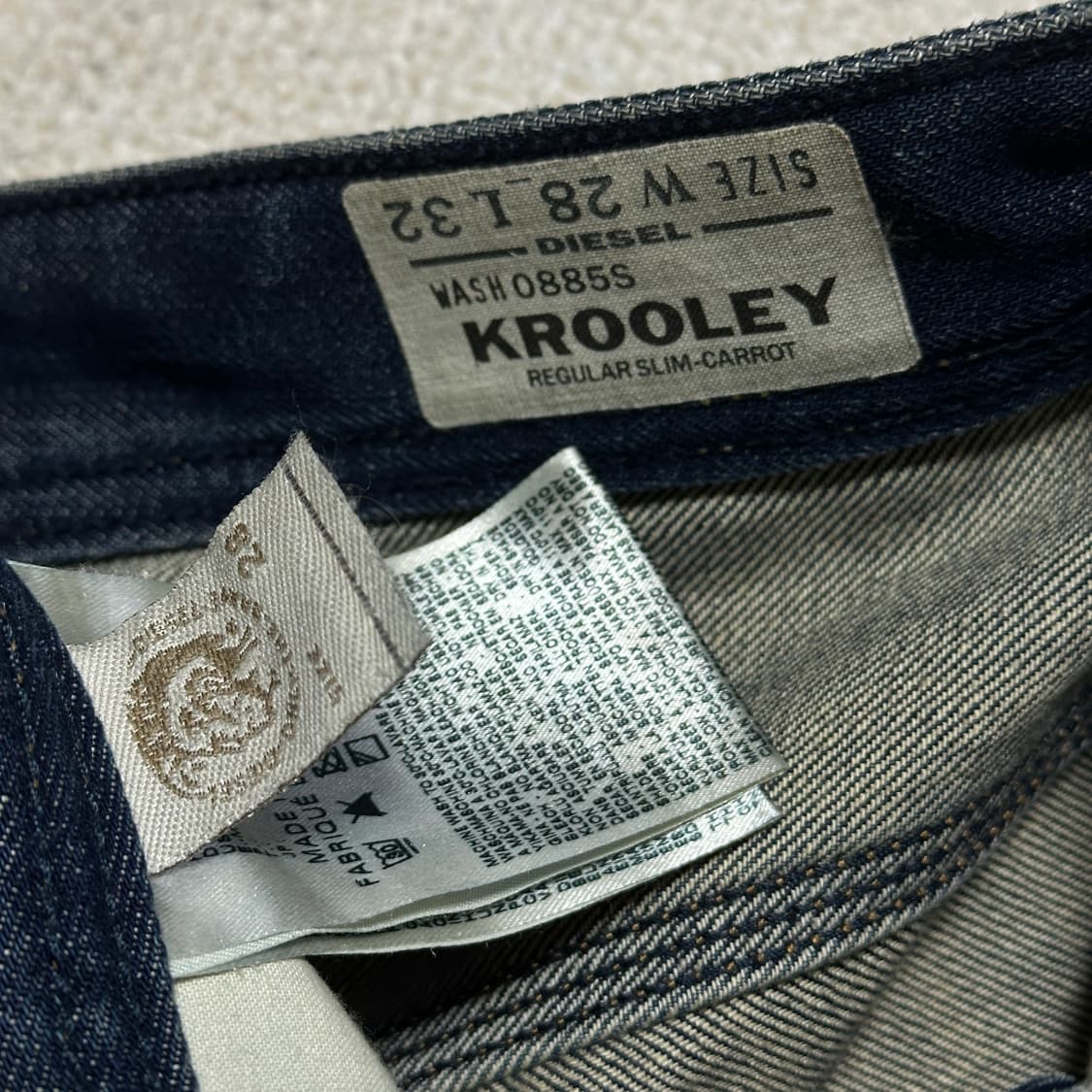 디젤 크룰리 데님 팬츠 상품이미지7