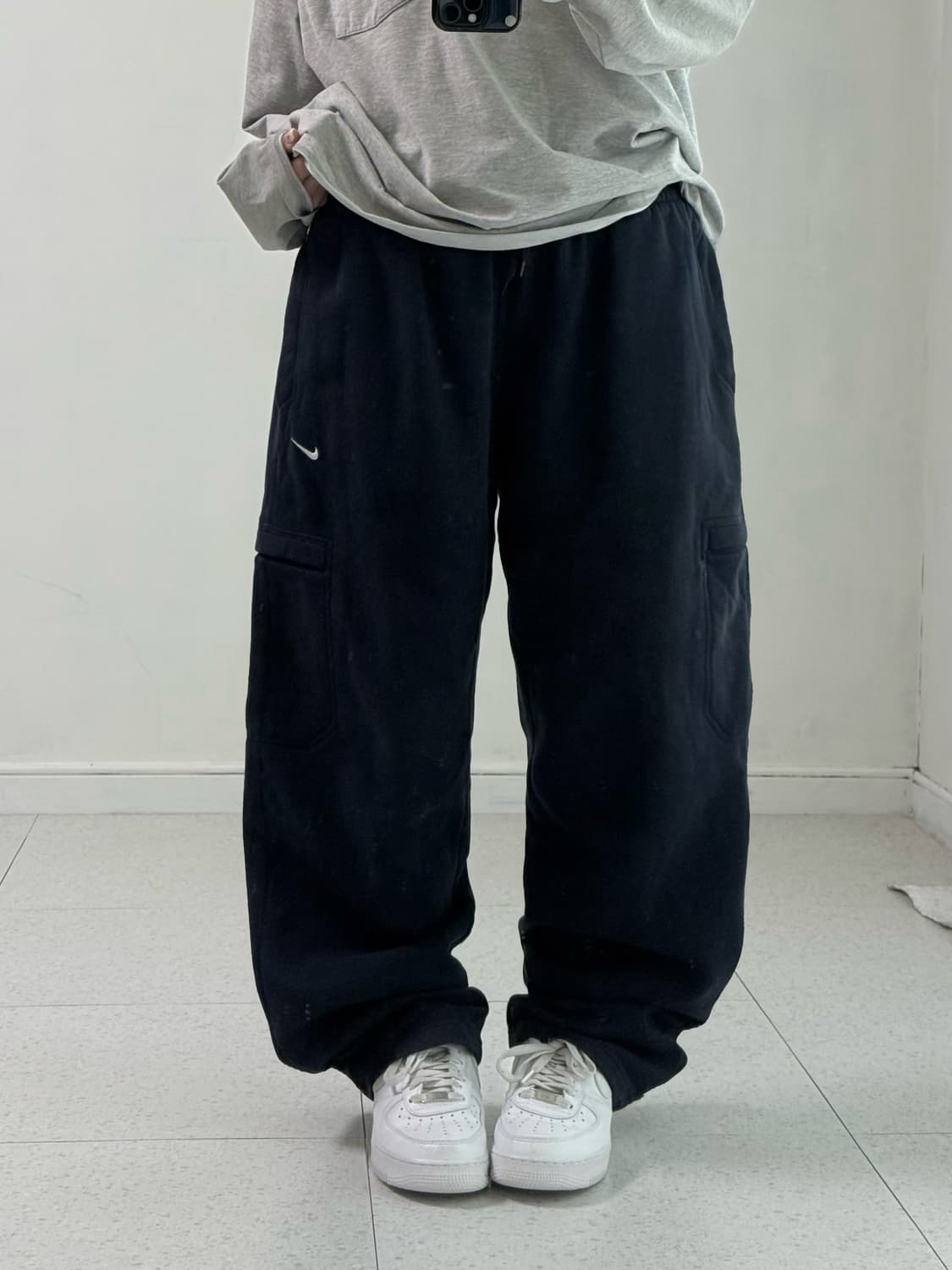 나이키 네이비 카고 스웻팬츠 상품이미지1