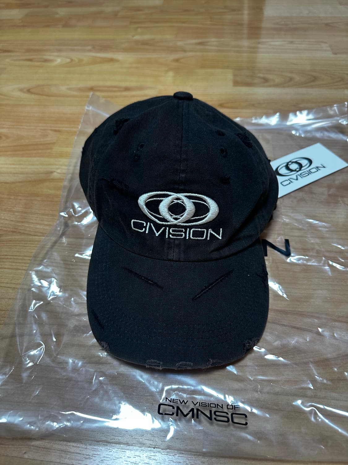 [Free] 씨비전 바이 씨에스씨 비전 디스트로이드 캡 워시드 블랙 상품이미지3
