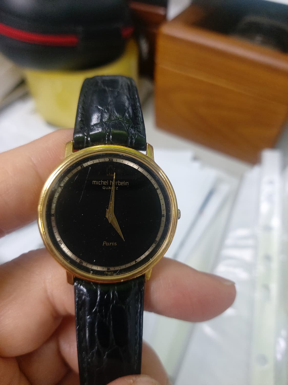 미쉘에르벨린 남성 쿼츠 시계 상품이미지1