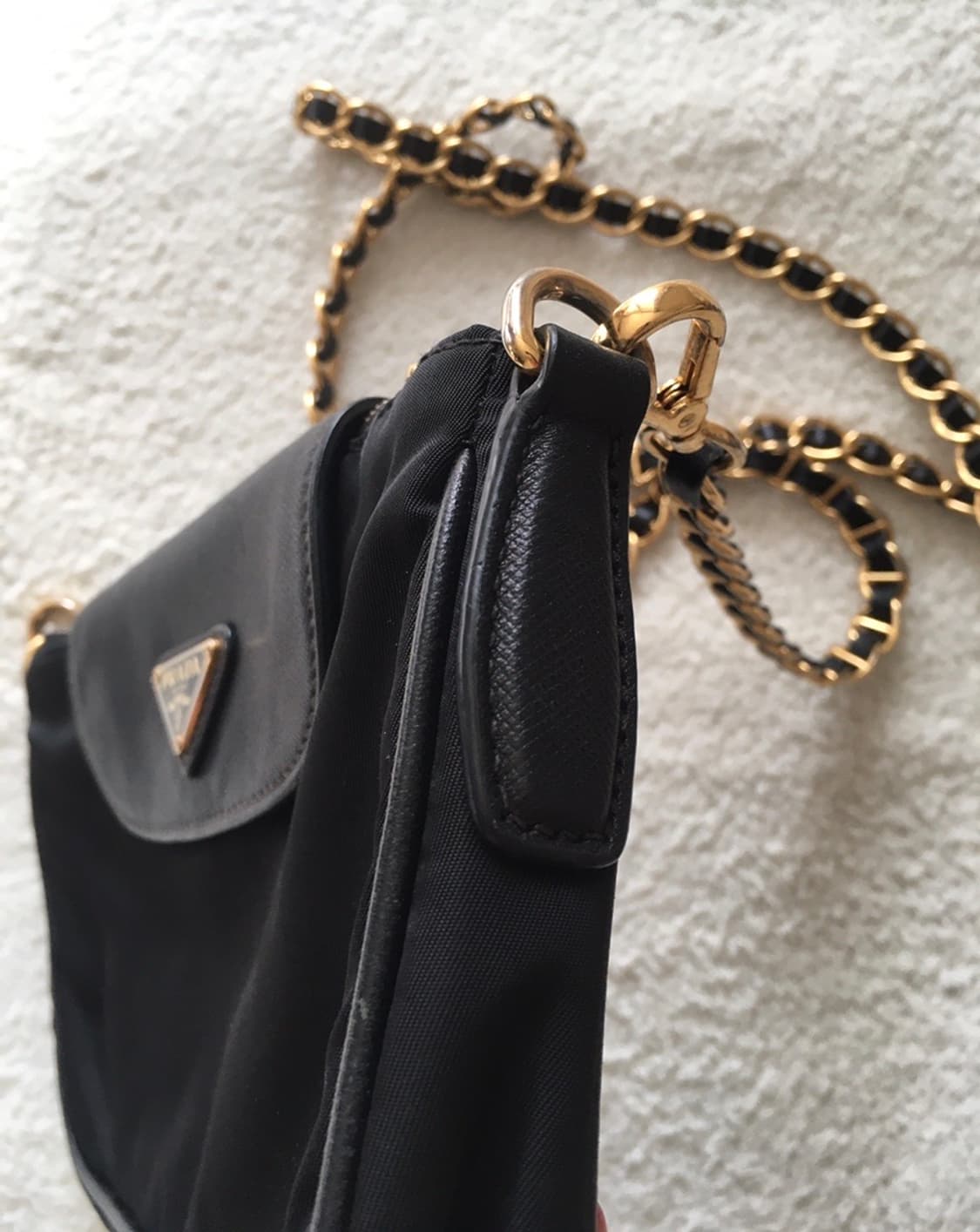 프라다 미니 크로스 체인 금장 상품이미지8