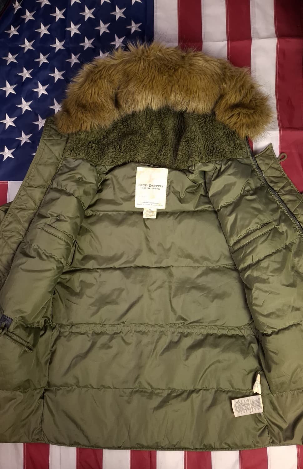 오리지날 데님앤서플라이 폴로 성조기 N-3B 파카 상품이미지9