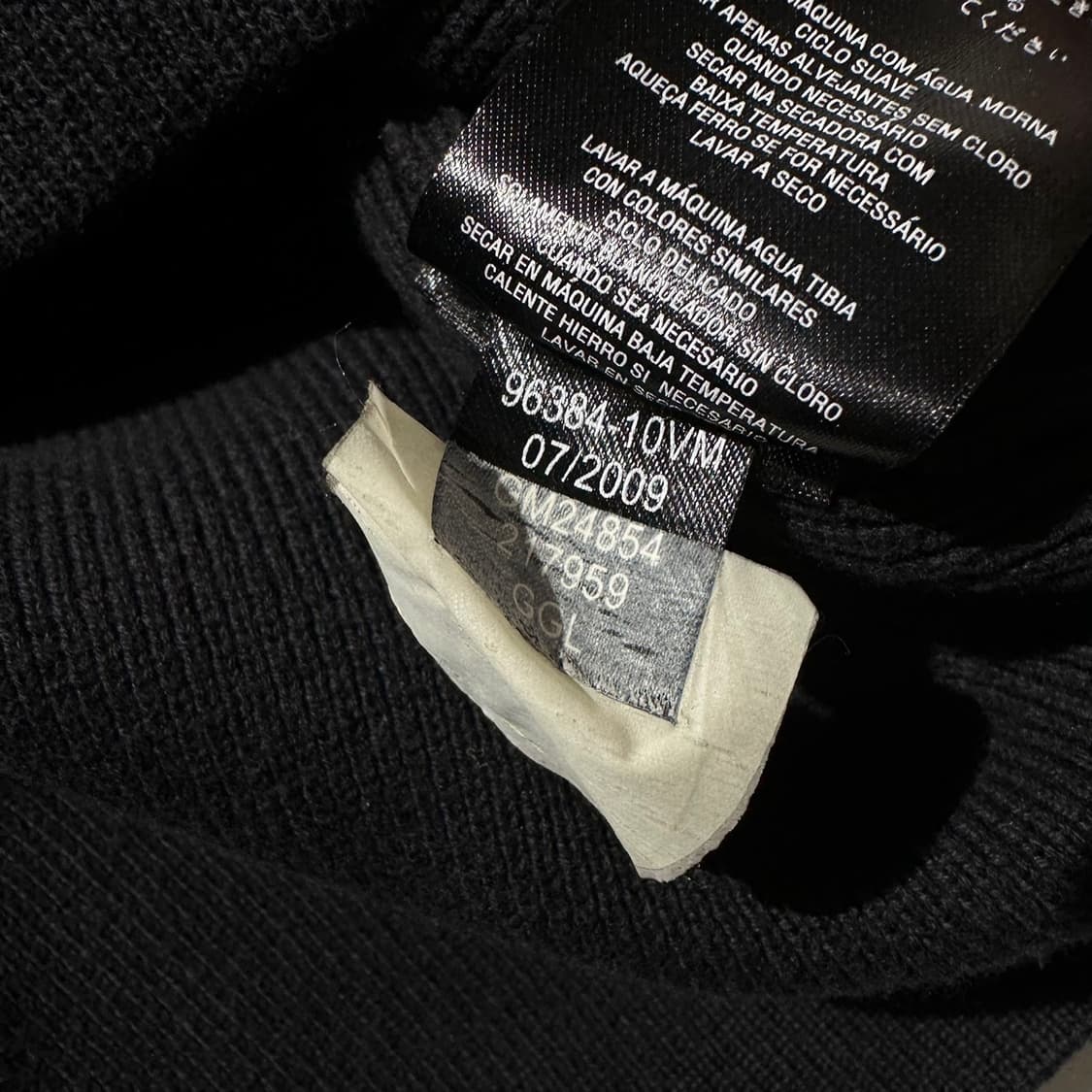 할리데이비슨 사이드로고 하프집업 니트 블랙 상품이미지7