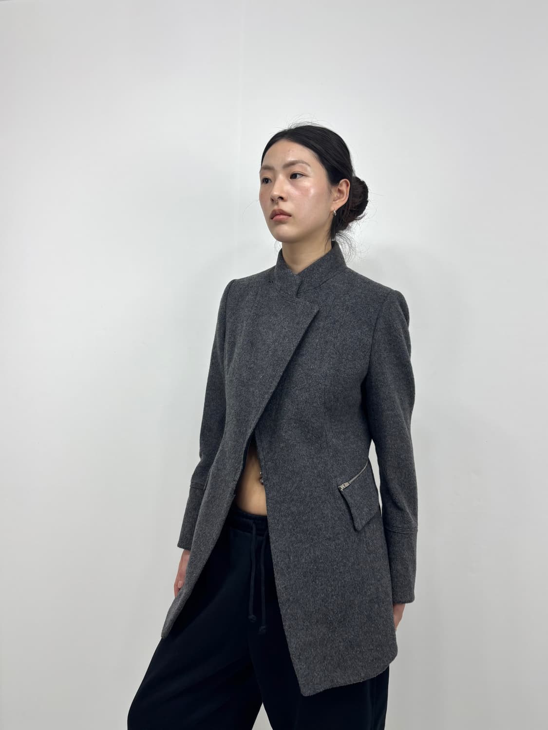 ASYMMETRIC WOOL JACKET 상품이미지1