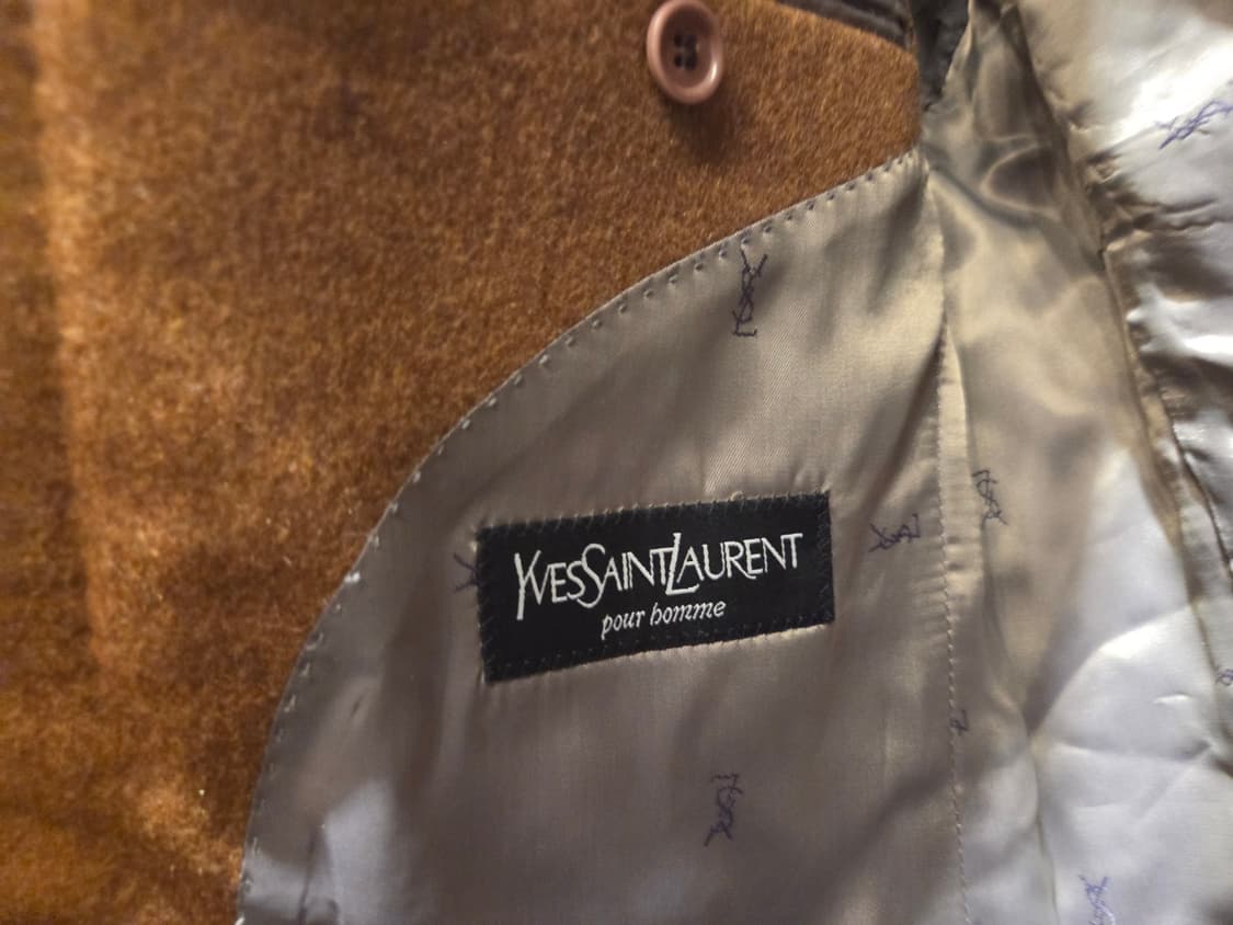 이브생로랑 카멜헤어 자켓 상품이미지6