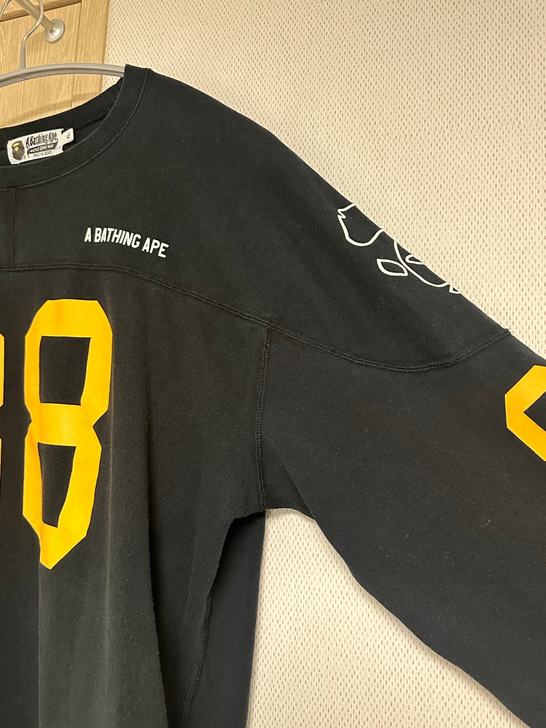 BAPE 베이프 풋볼 져지 맨투맨 XL 상품이미지3