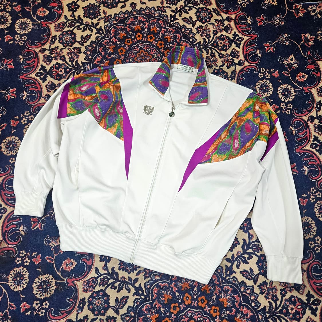 윔블던(WIMBLEDON) 90's 테니스 화이트 저지 105size 상품이미지1